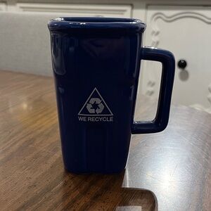 Blue Recycling Mug NWOT